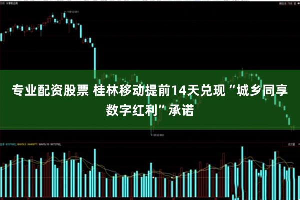 专业配资股票 桂林移动提前14天兑现“城乡同享数字红利”承诺
